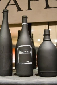 chalkboard wine bottle