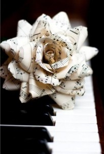 sheet music rose