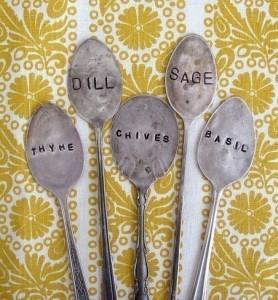 spoon garden markers