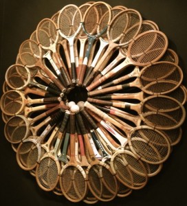 tennis wreath